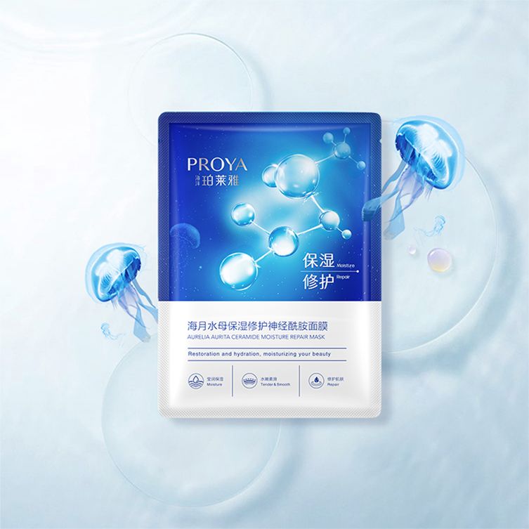 lewin乐玩国际海月水母保湿修护神经酰胺面膜